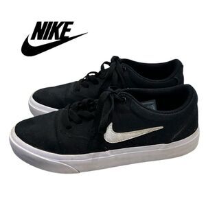 NIKE SB Charge Youth Big Kids Black Canvas CQ0260-004 Sneakers 5Y